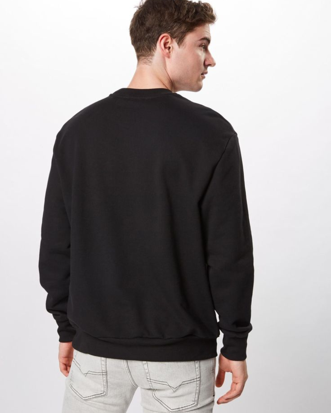 12 “Oversized spider printed black sweatshirt unisex streetwear by Echores”