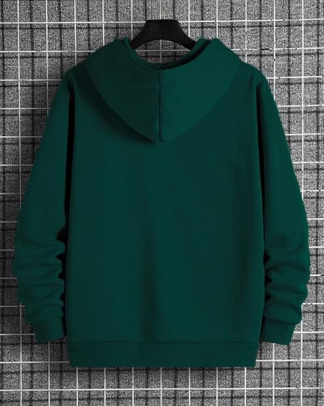 13 Dark Green Hoodie with Front Pocket – Unisex Streetwear Essential by Echores - Image 1