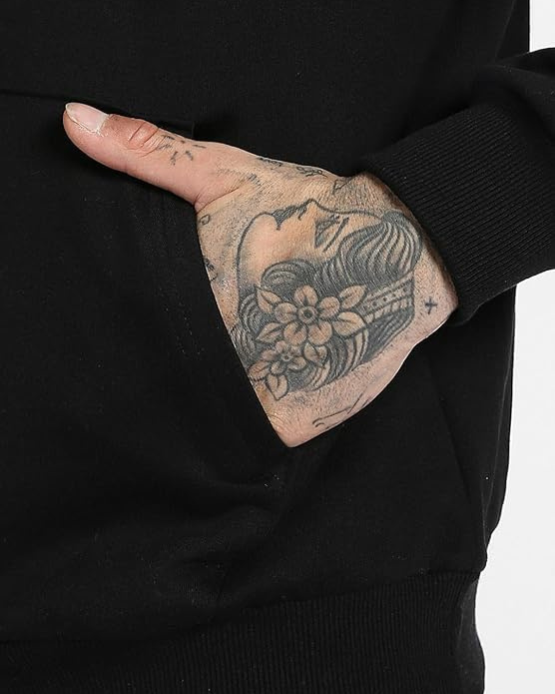 21 Classic Black Oversized Hoodie – Unisex Streetwear by Echores - Image 3