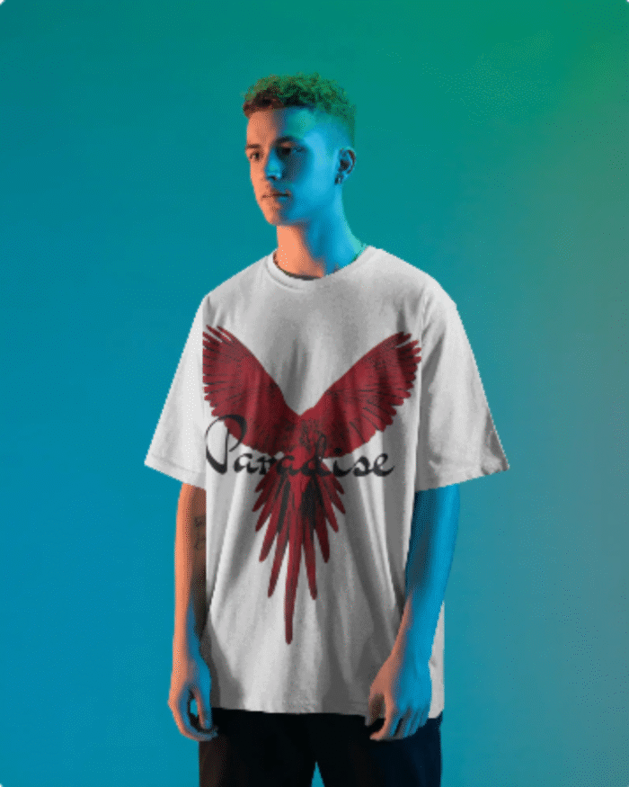 Printed T-Shirts – Paradise Oversized Streetwear by Echores - Image 2