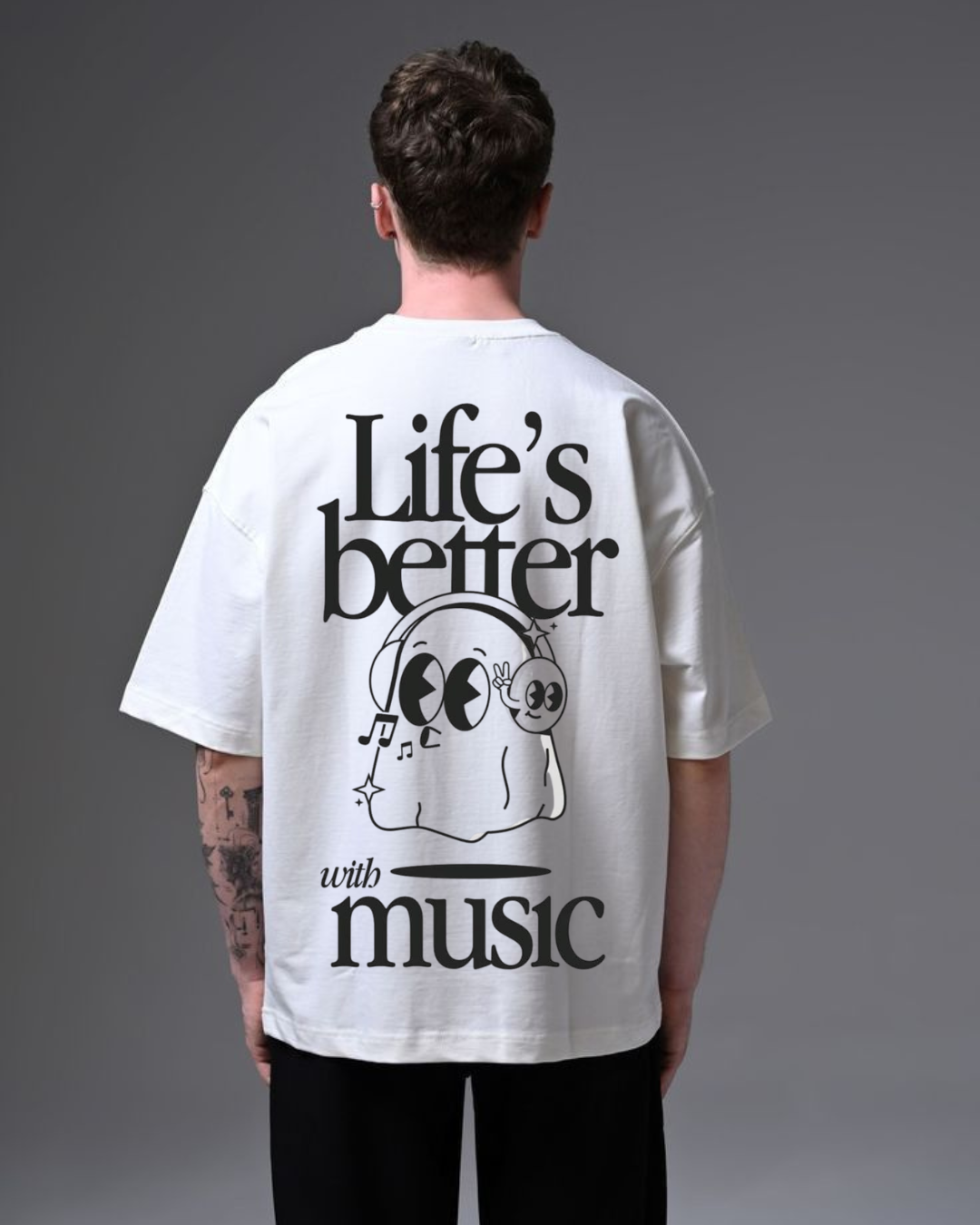 French Terry Oversized T-shirts Off White (1) printed t-shirts French Terry Oversized Printed T-Shirt oversized printed t-shirts Echores printed t-shirts premium cotton printed t-shirt